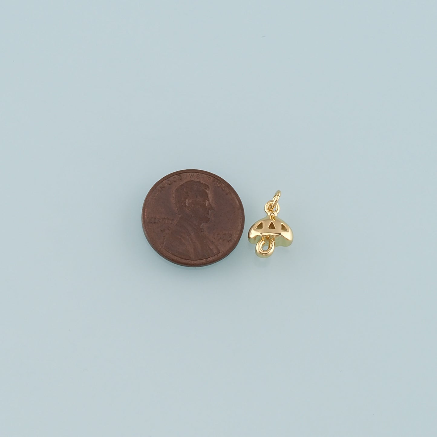 Gold Umbrella Charms,18K Gold Filled Umbrella Pendant,Dainty Umbrella Charm Bracelet Necklace for DIY Jewelry Making Supply