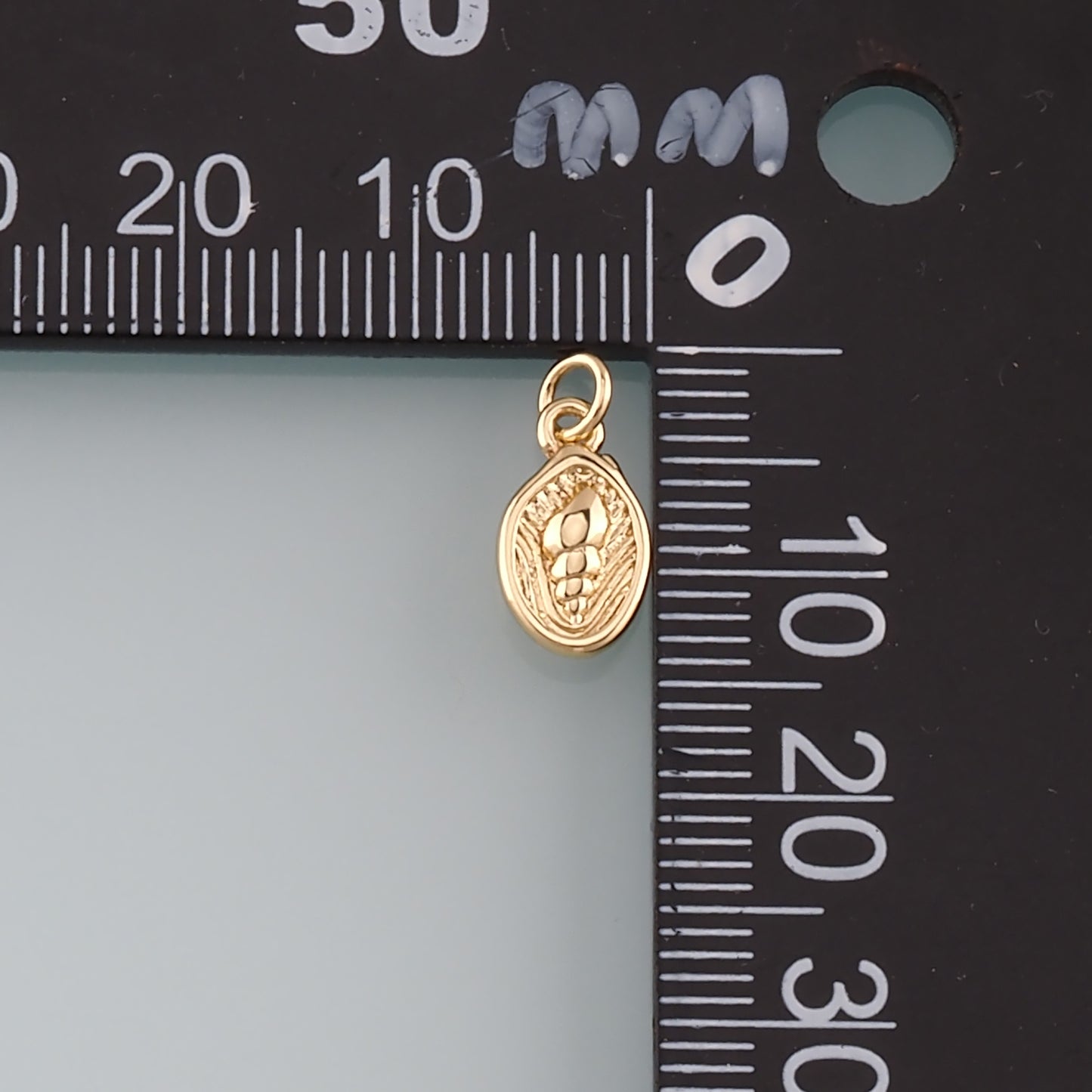 Gold Conch Charms,18K Gold Filled Shell Pendant,Conch Shell Charm Bracelet Necklace for DIY Jewelry Making Supply