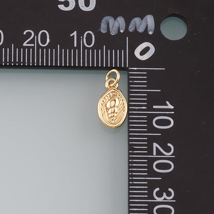 Gold Conch Charms,18K Gold Filled Shell Pendant,Conch Shell Charm Bracelet Necklace for DIY Jewelry Making Supply