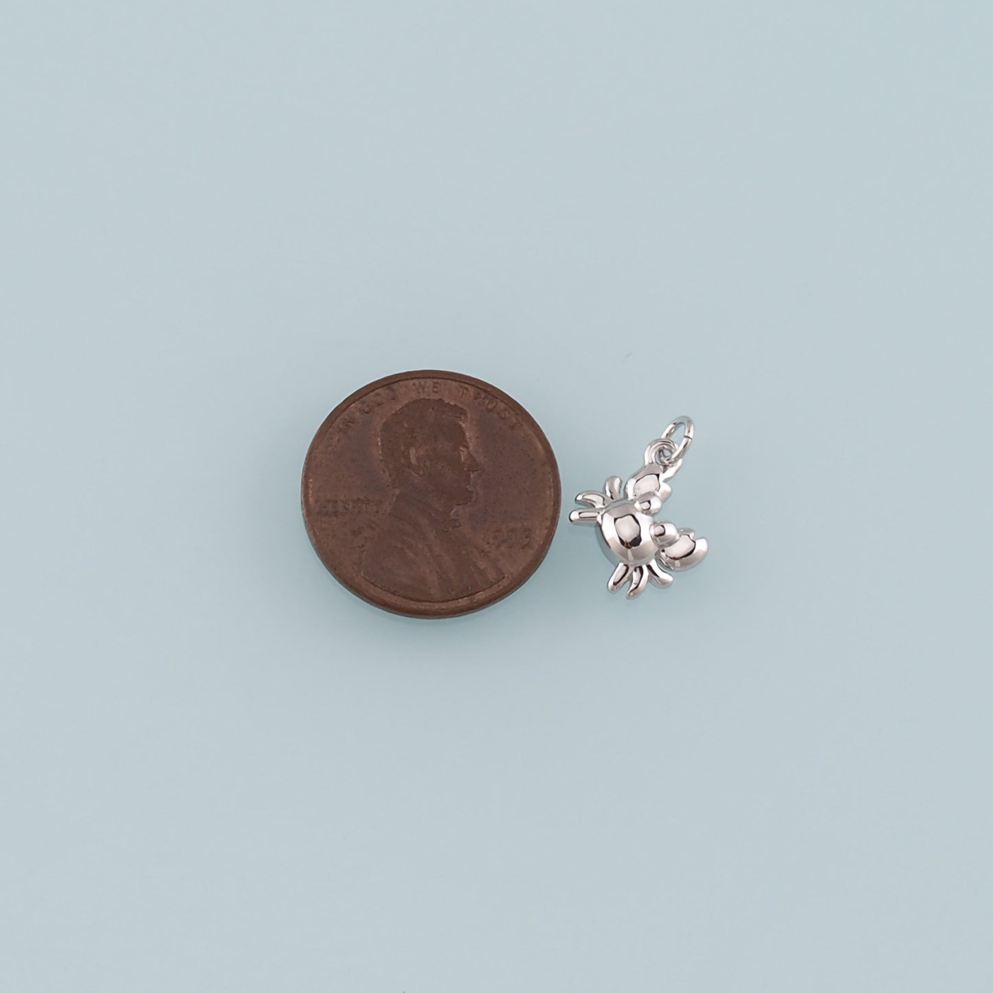 Gold Marine Life Charms,18K Gold Filled Crab Pendant,Crab Charms Bracelet Necklace for DIY Jewelry Making Supply