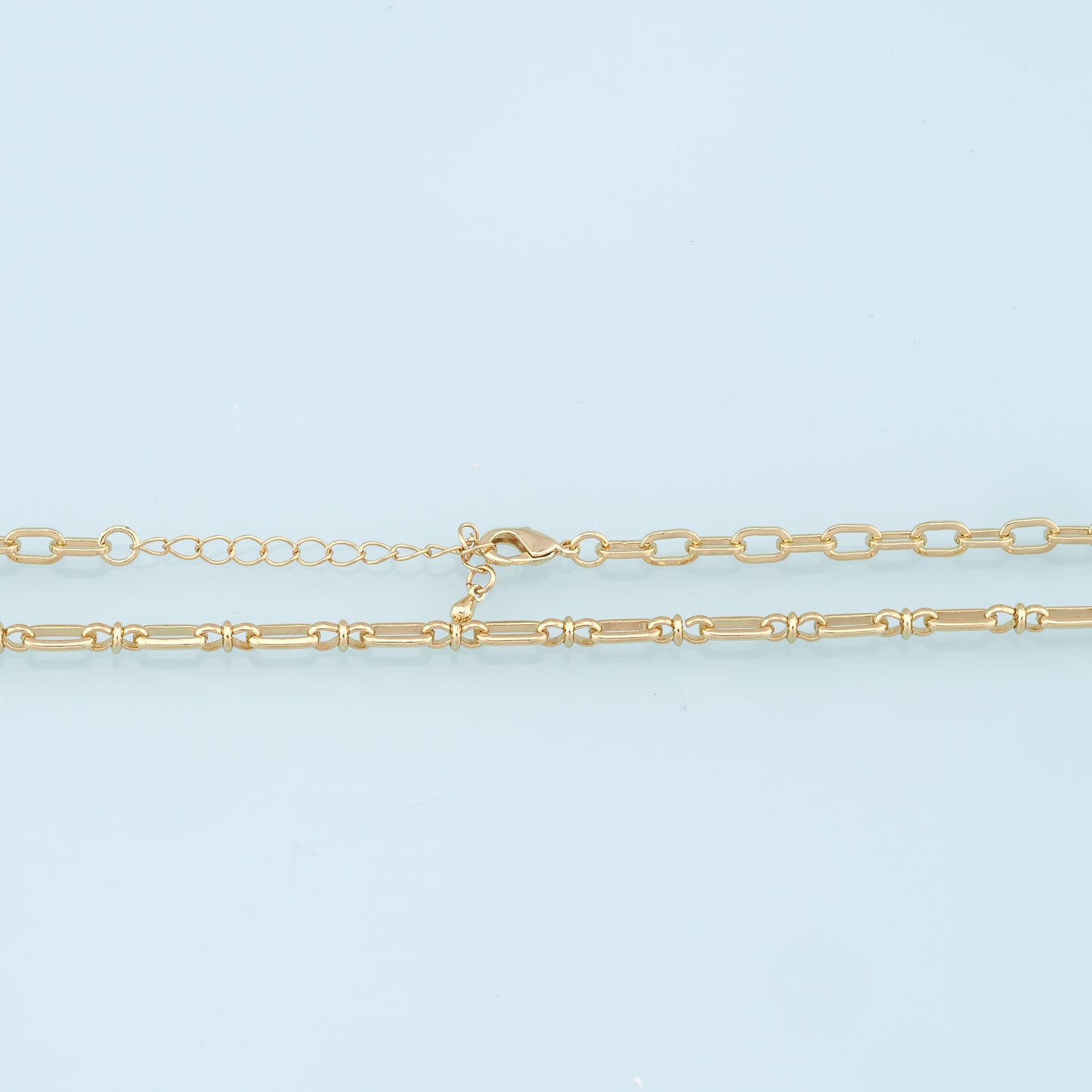 Gold Oval Chain,18K Gold Filled Oval for Necklace Bracelet DIY Jewelry Making Supply