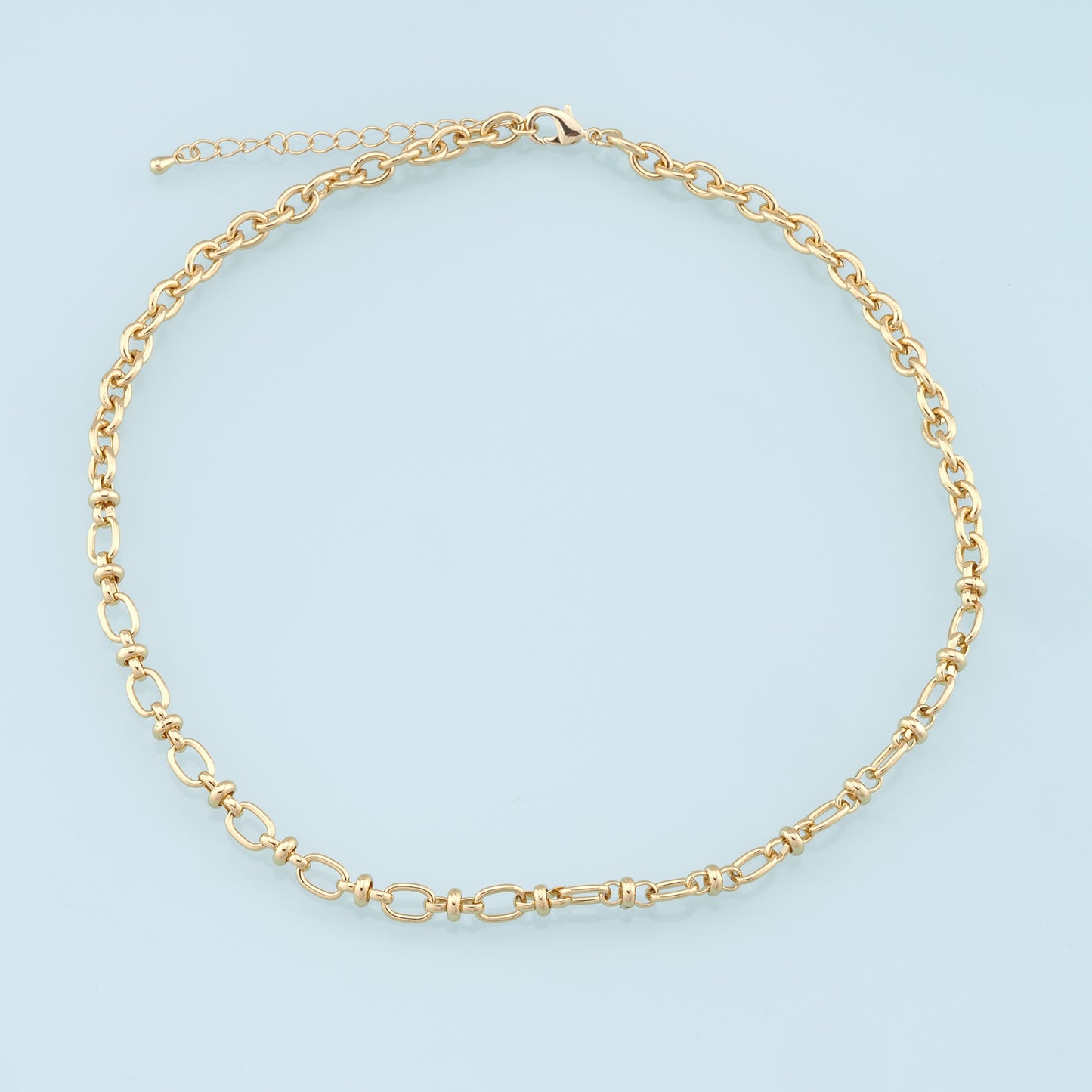 Gold Oval Chain,18K Gold Filled Oval for Necklace Bracelet DIY Jewelry Making Supply