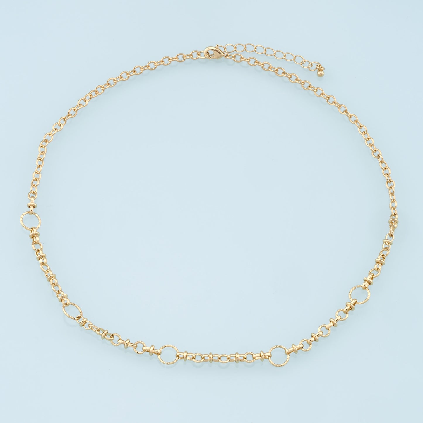 Gold Round Chain,18K Gold Filled Round for Necklace Bracelet DIY Jewelry Making Supply