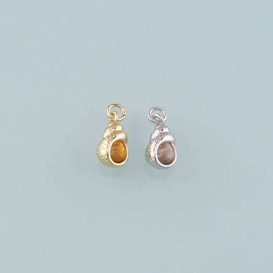 Gold Conch Charms,18K Gold Filled Shell Pendant,Conch Shell Charm Bracelet Necklace for DIY Jewelry Making Supply