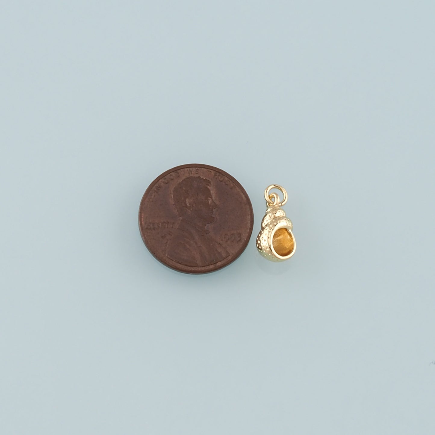Gold Conch Charms,18K Gold Filled Shell Pendant,Conch Shell Charm Bracelet Necklace for DIY Jewelry Making Supply