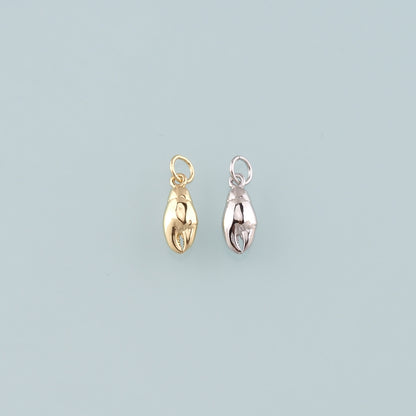 Gold Crab Claws Charms,18K Gold Filled Crab Pendant,Beach Crab Charms Bracelet Necklace for DIY Jewelry Making Supply