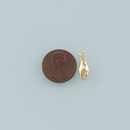 Gold Crab Claws Charms,18K Gold Filled Crab Pendant,Beach Crab Charms Bracelet Necklace for DIY Jewelry Making Supply