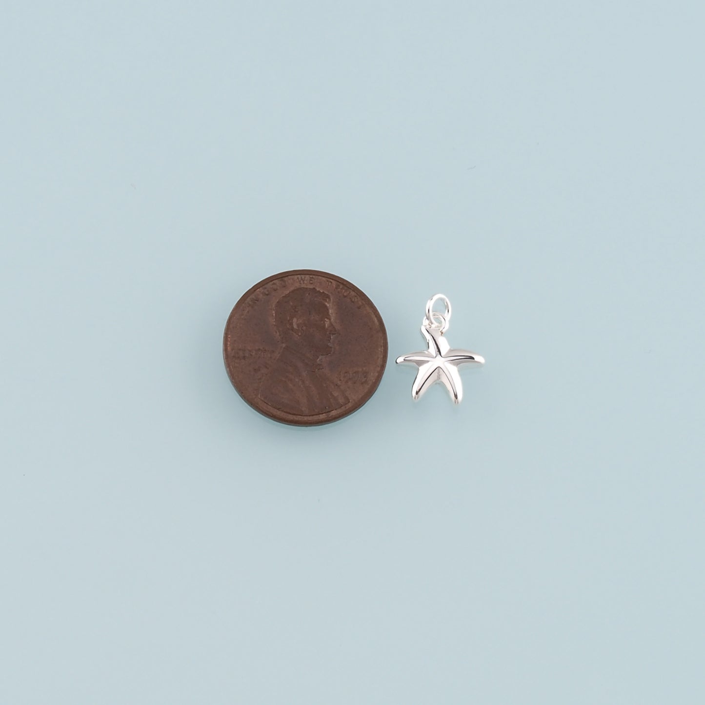 Gold Starfish Charms,18K Gold Filled Sea Star Pendant,Starfish Charm Bracelet Necklace for DIY Jewelry Making Supply