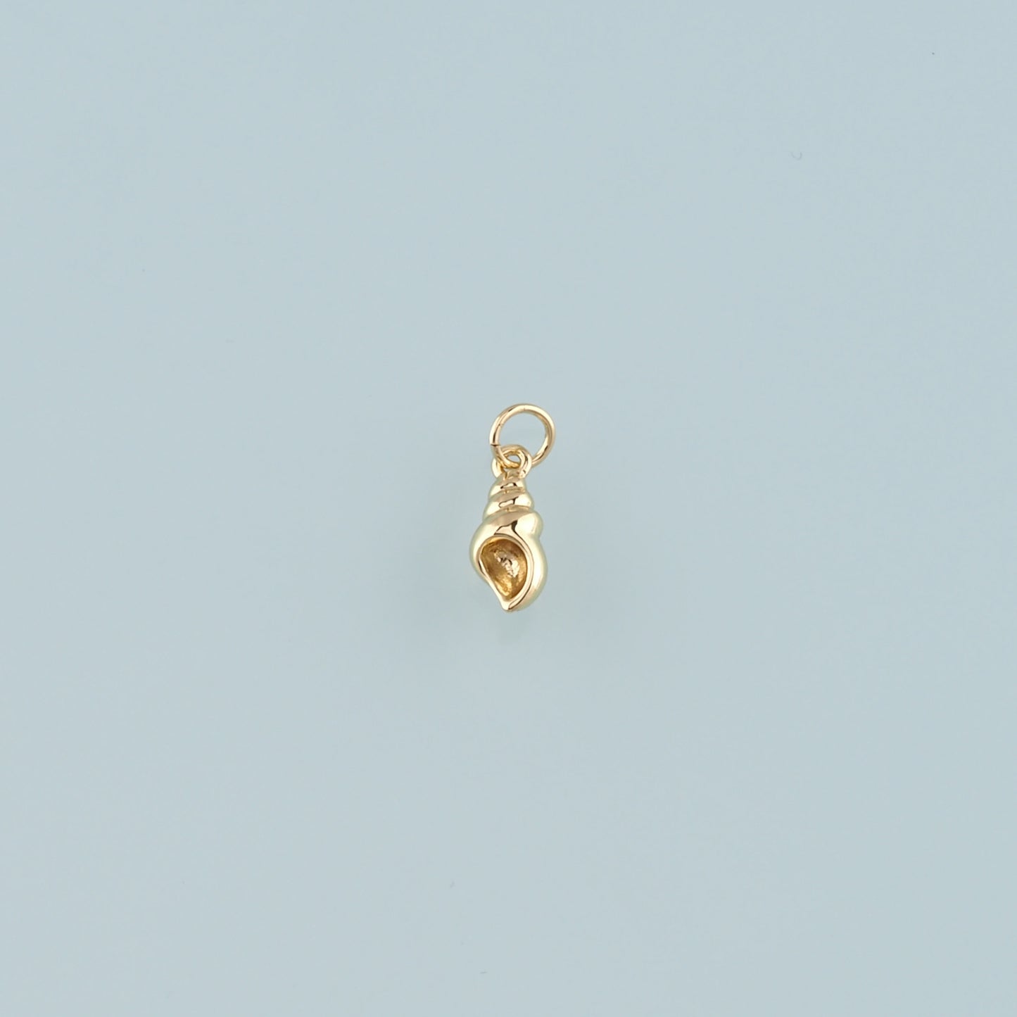 Gold Conch Charms,18K Gold Filled Shell Pendant,Conch Shell Charm Bracelet Necklace for DIY Jewelry Making Supply