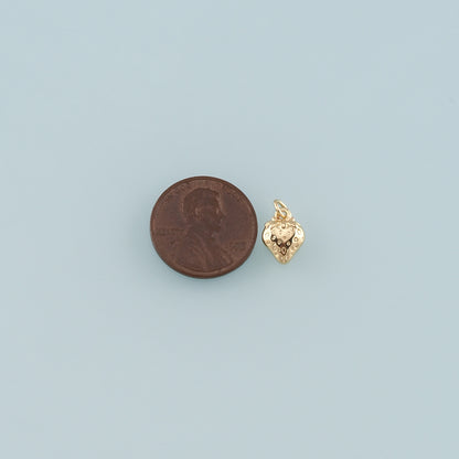 Gold Strawberry Charms,18K Gold Filled Strawberry Pendant,Fruit Charm Bracelet Necklace for DIY Jewelry Making Supply