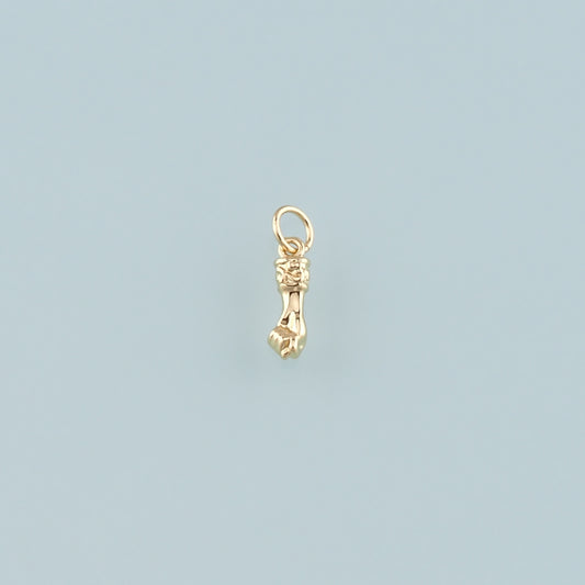 Gold Hand Charms,18K Gold Filled Gesture Pendant,Hand Charm Bracelet Necklace for DIY Jewelry Making Supply