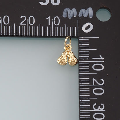 18K Gold Filled Geometry Pendant,Geometry Charm Bracelet Necklace for DIY Jewelry Making Supply
