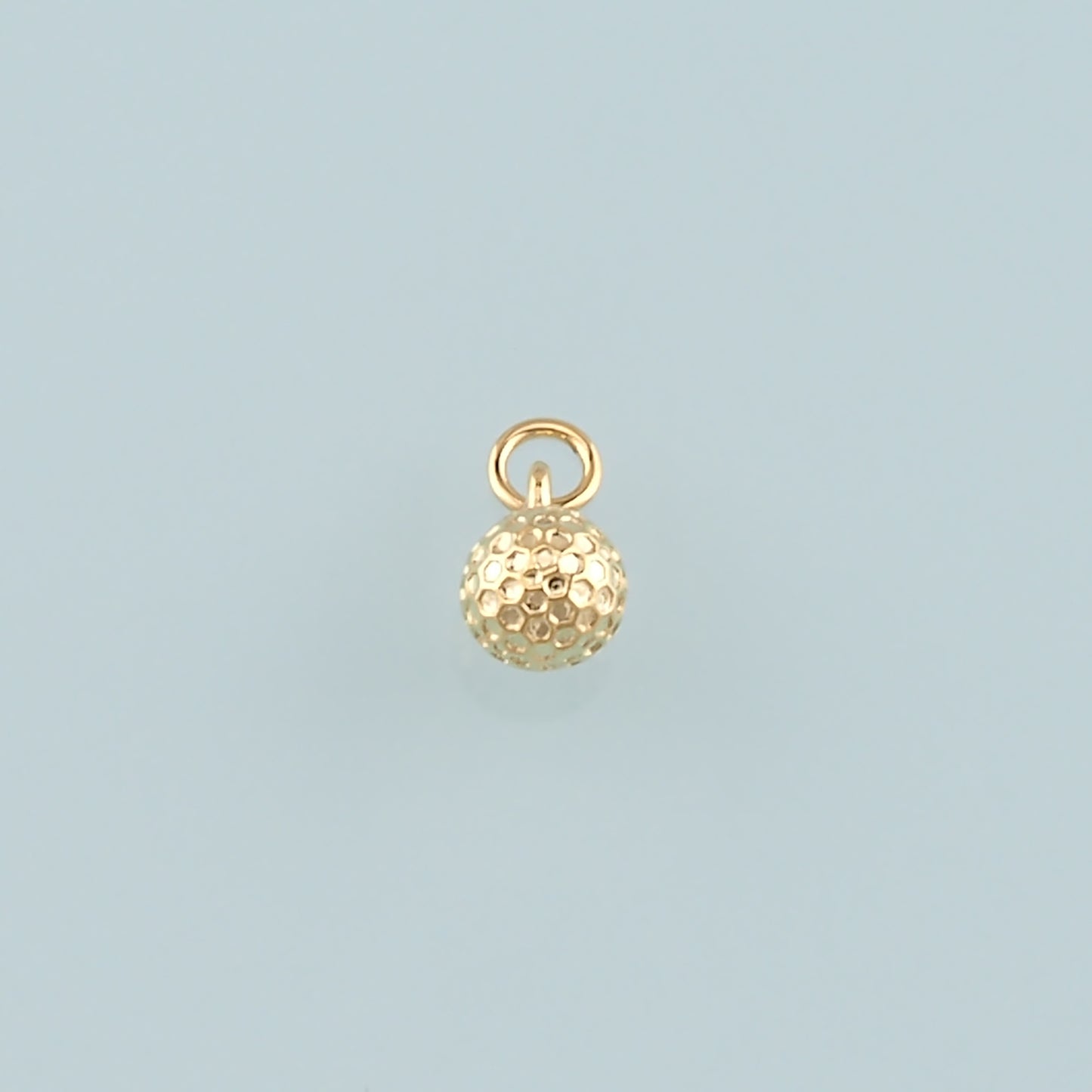 Gold Round Charms,18K Gold Filled Round Pendant,Dainty Round Charm Bracelet Necklace for DIY Jewelry Making Supply