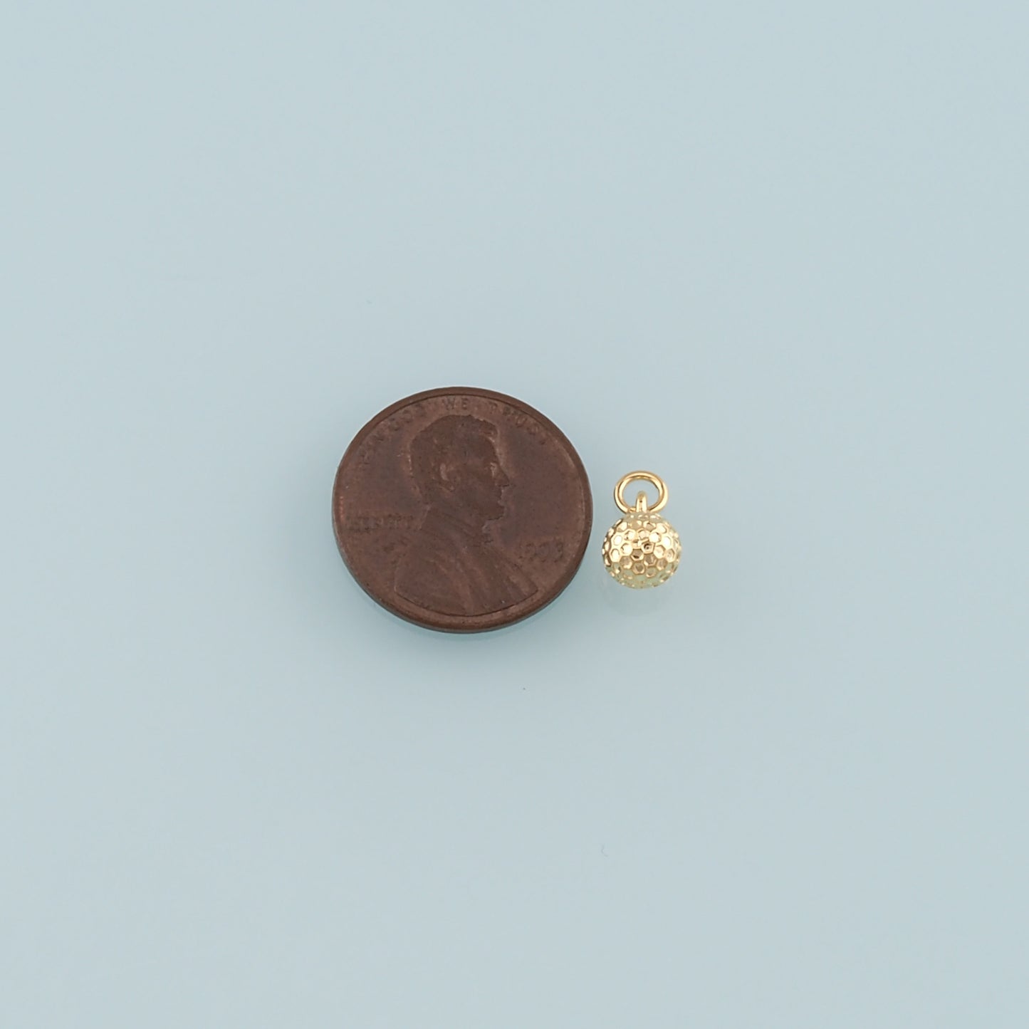 Gold Round Charms,18K Gold Filled Round Pendant,Dainty Round Charm Bracelet Necklace for DIY Jewelry Making Supply