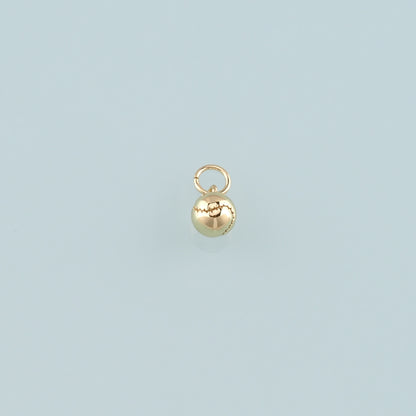 Gold Sports Charms,18K Gold Filled Baseball Pendant,Softball Charm Bracelet Necklace for DIY Jewelry Making Supply