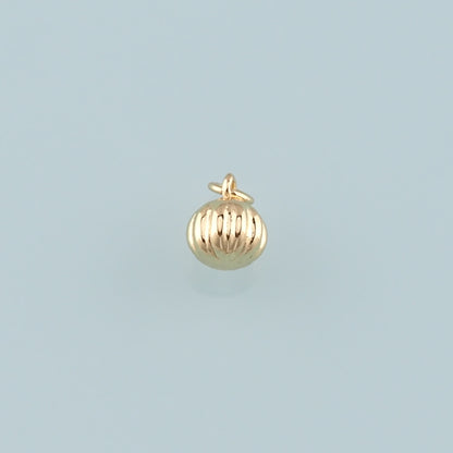Gold Pumpkin Charms,18K Gold Filled Pumpkin Pendant,Vegetable Charm Bracelet Necklace for DIY Jewelry Making Supply