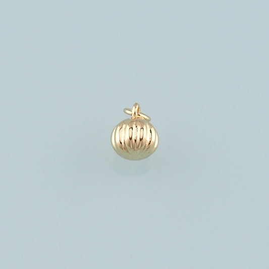 Gold Pumpkin Charms,18K Gold Filled Pumpkin Pendant,Vegetable Charm Bracelet Necklace for DIY Jewelry Making Supply
