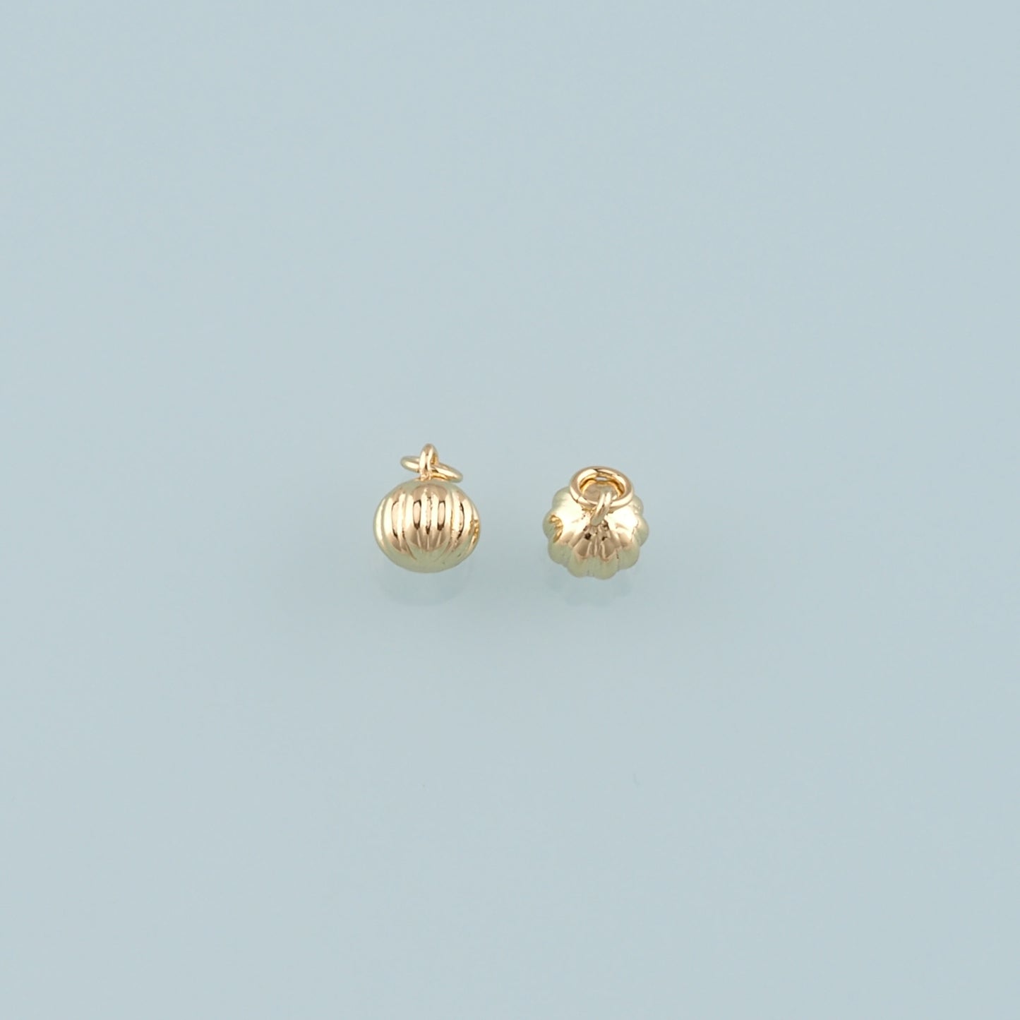 Gold Pumpkin Charms,18K Gold Filled Pumpkin Pendant,Vegetable Charm Bracelet Necklace for DIY Jewelry Making Supply