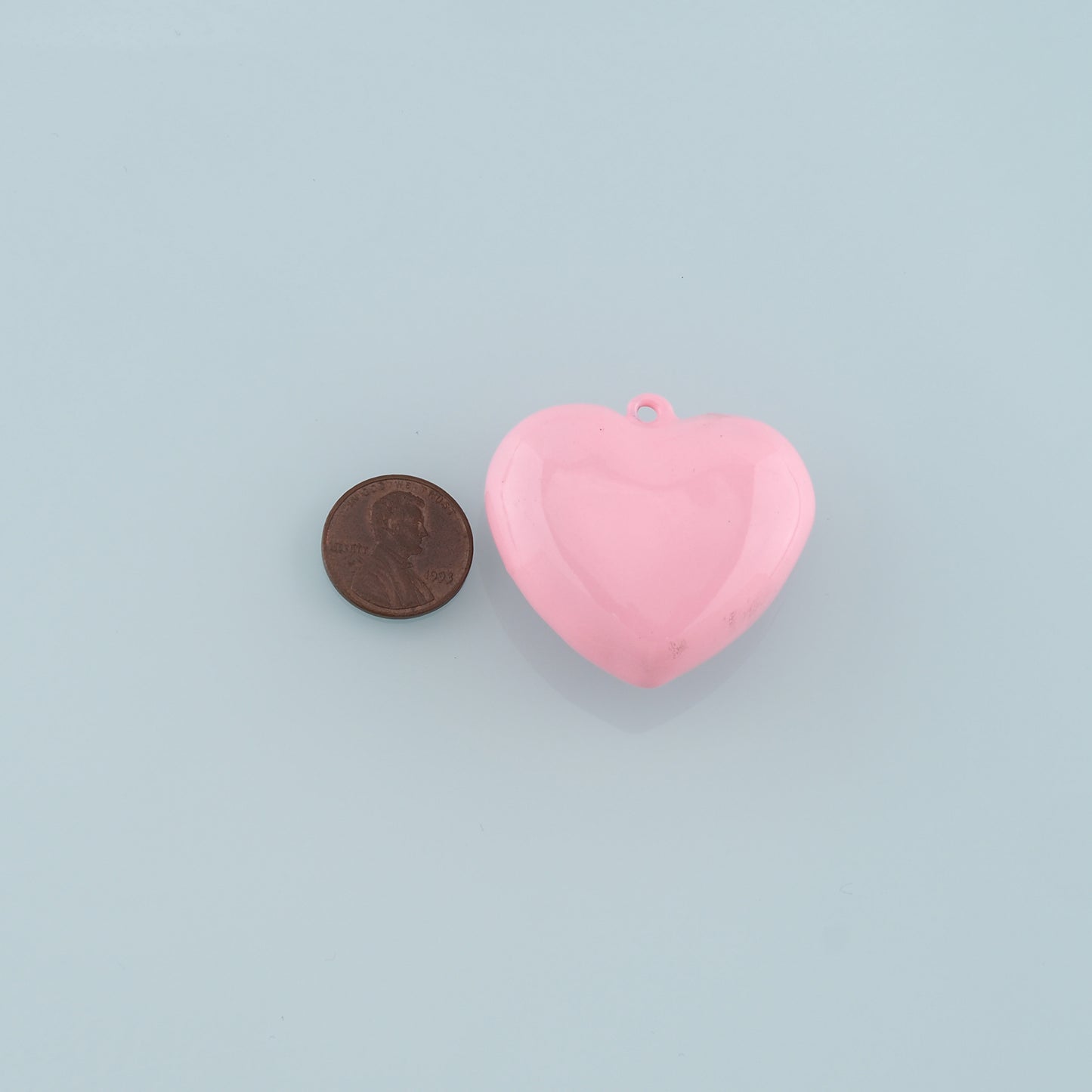 Gold Heart Charms,18K Gold Filled Big Heart Pendant,Enamel Heart Charm Bracelet Necklace for DIY Jewelry Making Supply