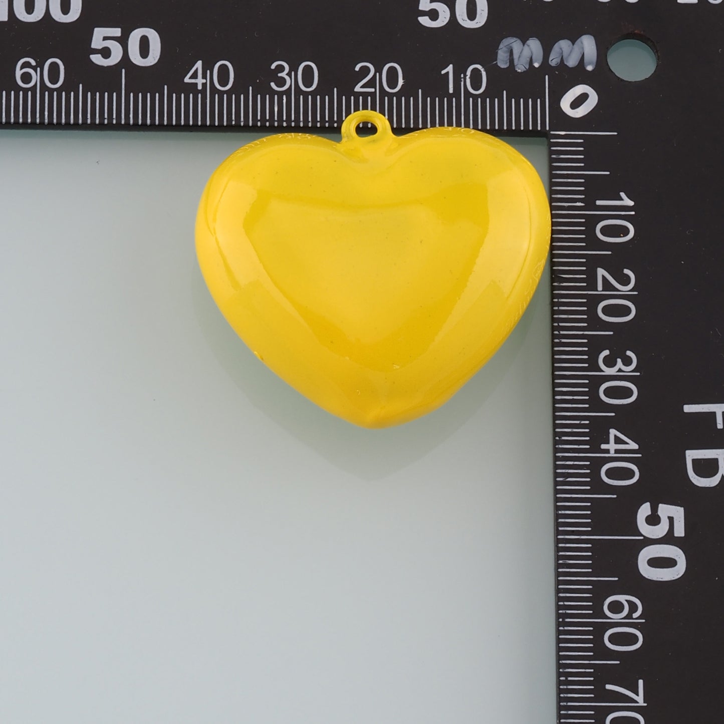 Gold Heart Charms,18K Gold Filled Big Heart Pendant,Enamel Heart Charm Bracelet Necklace for DIY Jewelry Making Supply
