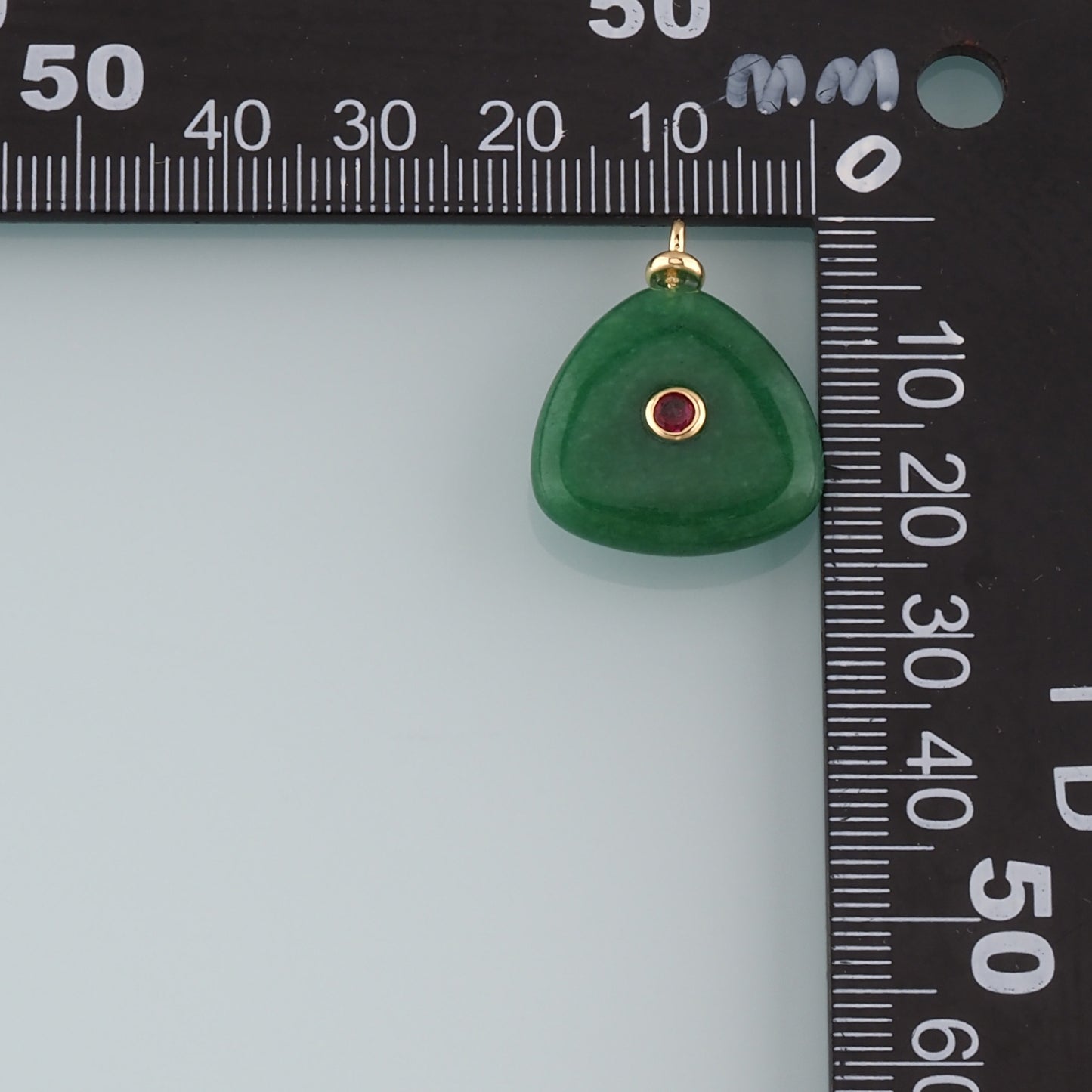 18K Gold Filled Natural Stone Pendant,Natural Stone Charm Bracelet Necklace for DIY Jewelry Making Supply