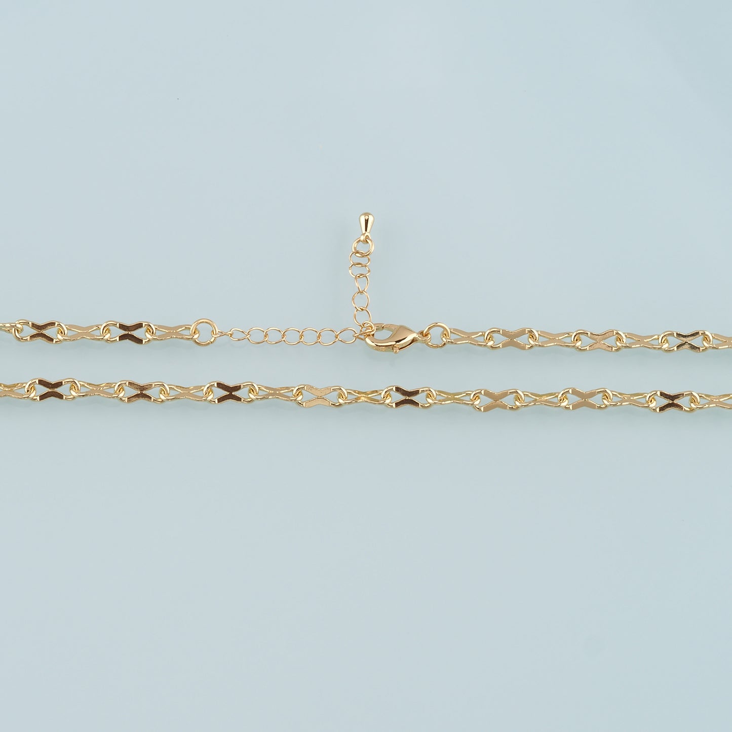Gold Geometry Chain,18K Gold Filled Geometry for Necklace Bracelet DIY Jewelry Making Supply