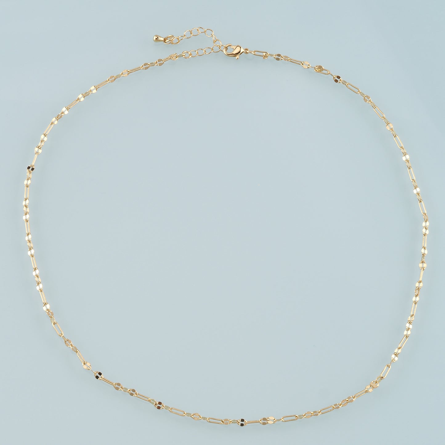 Gold Oval Chain,18K Gold Filled Oval for Necklace Bracelet DIY Jewelry Making Supply