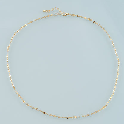 Gold Oval Chain,18K Gold Filled Oval for Necklace Bracelet DIY Jewelry Making Supply