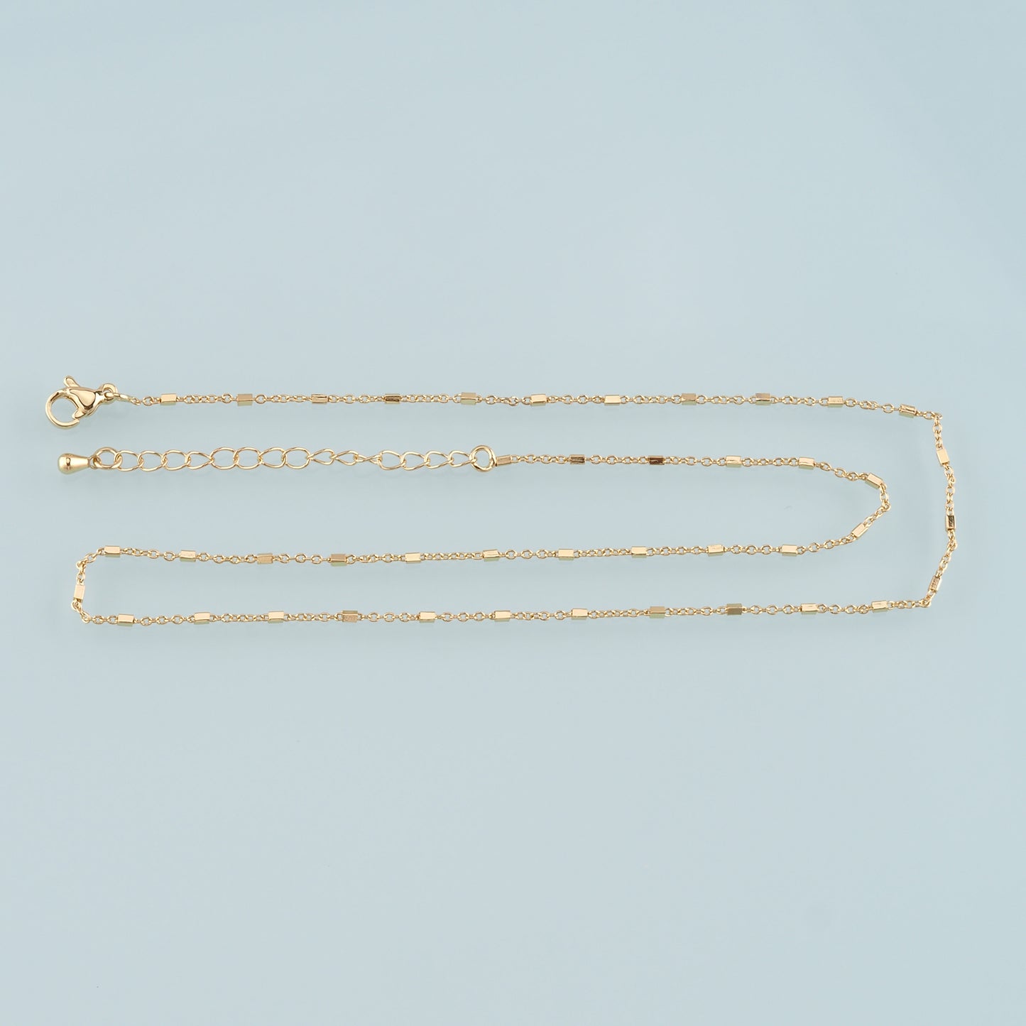 Gold Tube Chain,18K Gold Filled Tube for Necklace Bracelet DIY Jewelry Making Supply