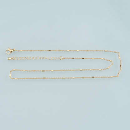 Gold Tube Chain,18K Gold Filled Tube for Necklace Bracelet DIY Jewelry Making Supply