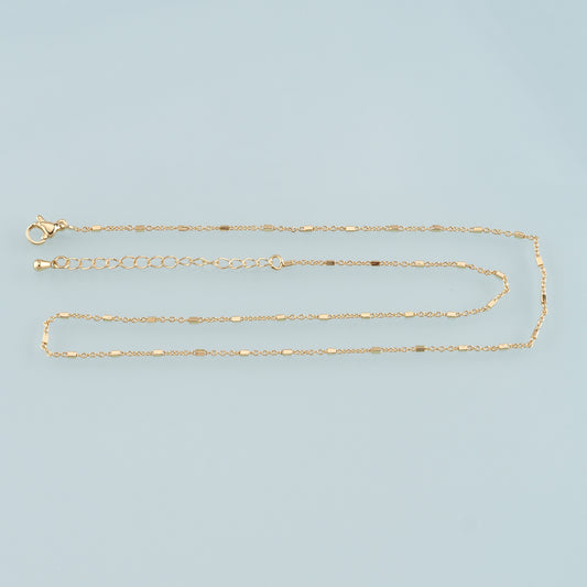 Gold Tube Chain,18K Gold Filled Tube for Necklace Bracelet DIY Jewelry Making Supply