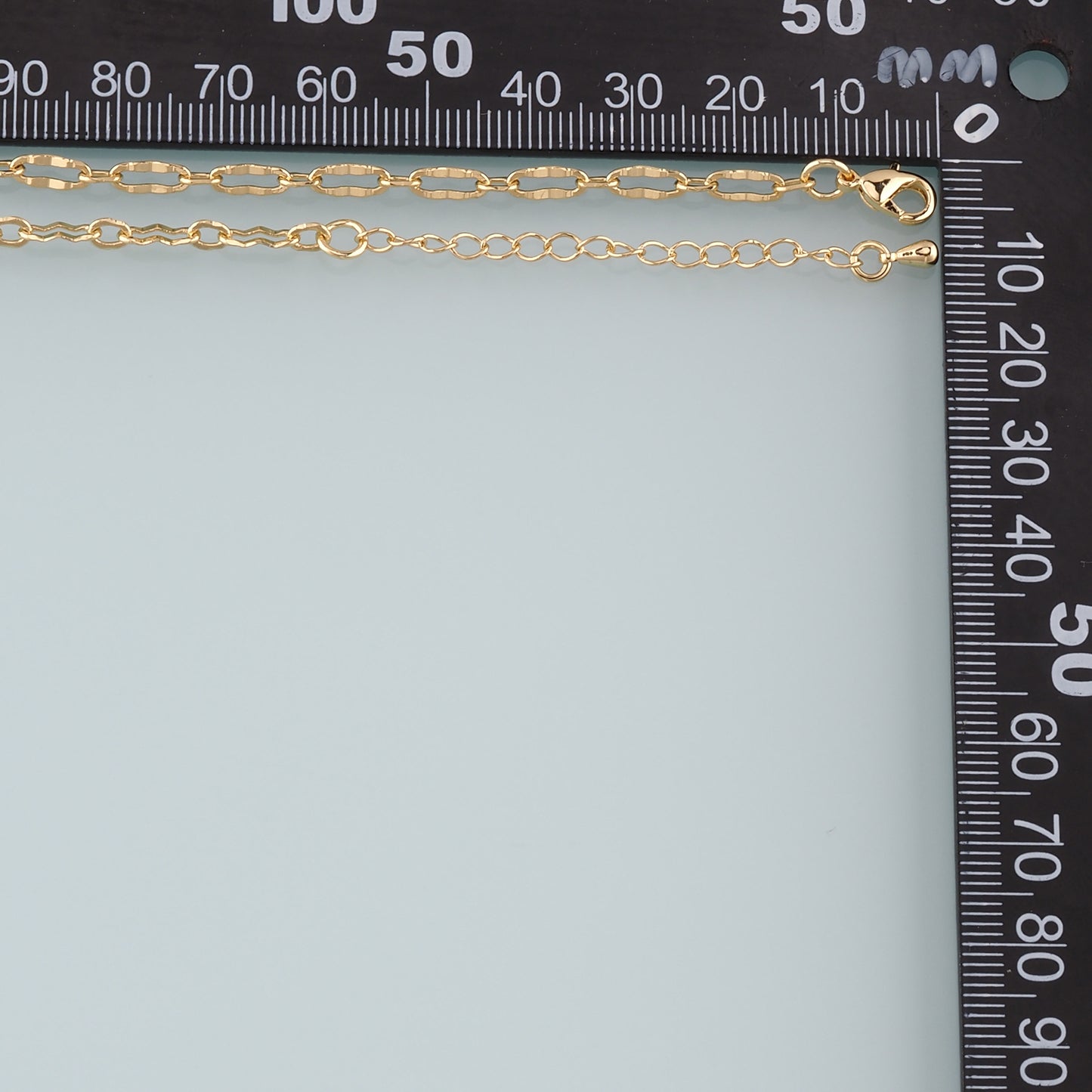 Gold Adjustable Chain,18K Gold Filled Oval Bracelet,Semi Finished Bracelets,Bracelets for Jewelry Making