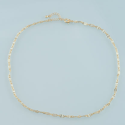 Gold Oval Chain,18K Gold Filled Oval for Necklace Bracelet DIY Jewelry Making Supply