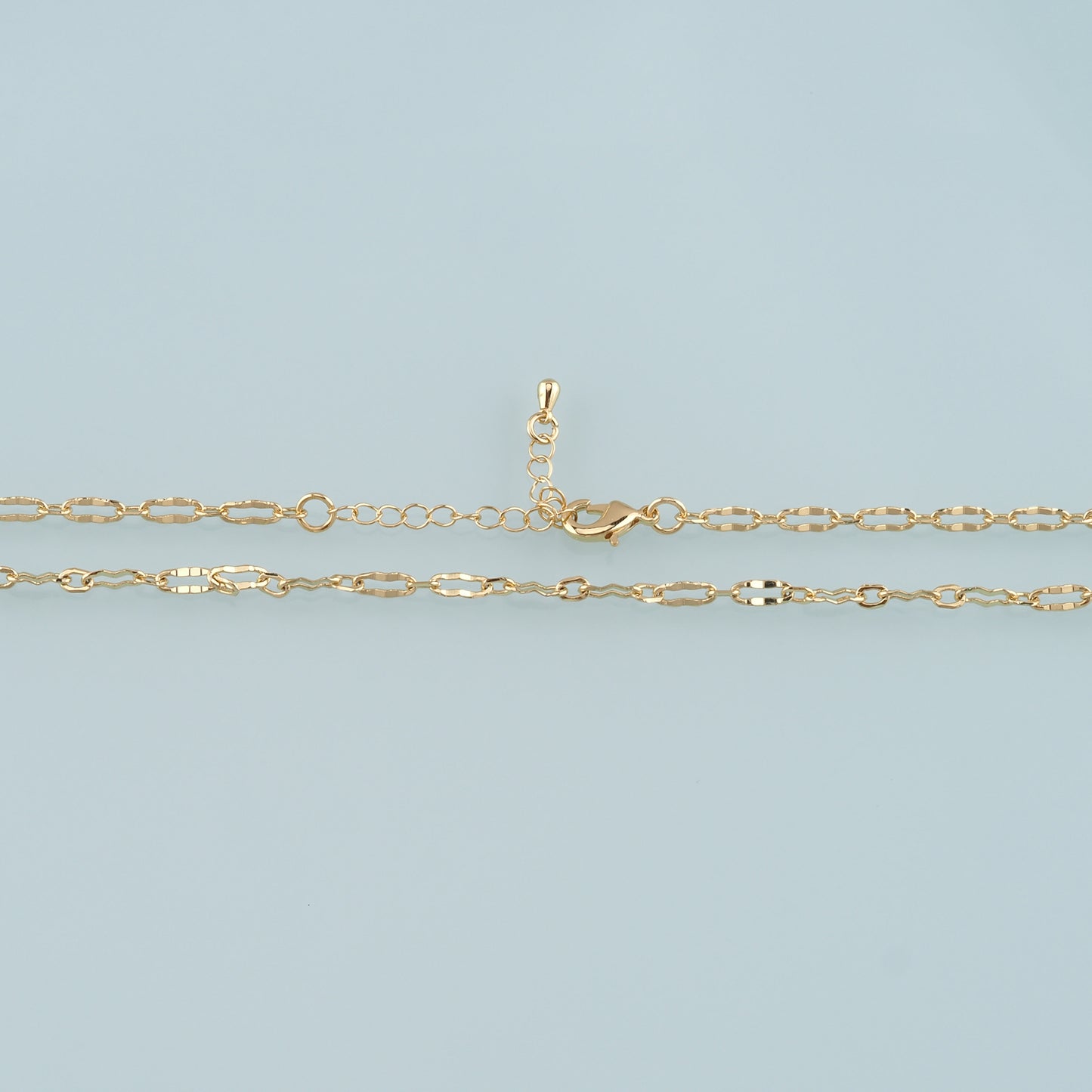 Gold Oval Chain,18K Gold Filled Oval for Necklace Bracelet DIY Jewelry Making Supply