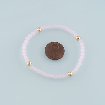 Gold Crystal Chain,18K Gold Filled Natural Stone Bracelet,Semi Finished Bracelets,Bracelets for Jewelry Making