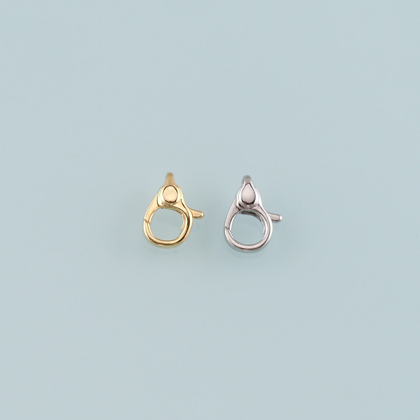 Gold Clasp,18K Gold Filled Lobster Clasp Gold Lobster Claw for DIY Jewelry Finding Necklace Bracelet