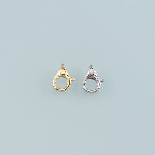 Gold Clasp,18K Gold Filled Lobster Clasp Gold Lobster Claw for DIY Jewelry Finding Necklace Bracelet