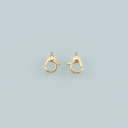 Gold Clasp,18K Gold Filled Lobster Clasp Gold Lobster Claw for DIY Jewelry Finding Necklace Bracelet