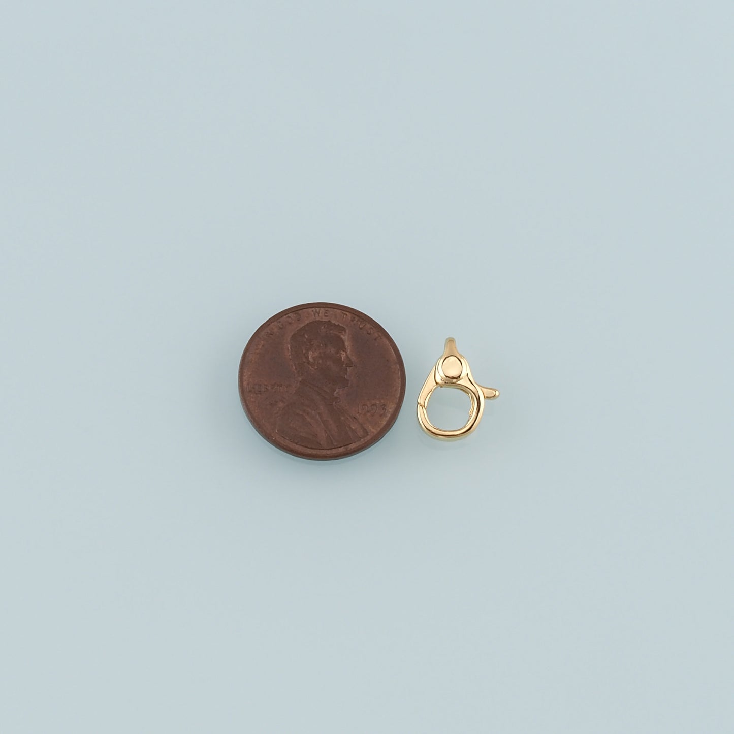 Gold Clasp,18K Gold Filled Lobster Clasp Gold Lobster Claw for DIY Jewelry Finding Necklace Bracelet