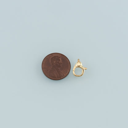 Gold Clasp,18K Gold Filled Lobster Clasp Gold Lobster Claw for DIY Jewelry Finding Necklace Bracelet