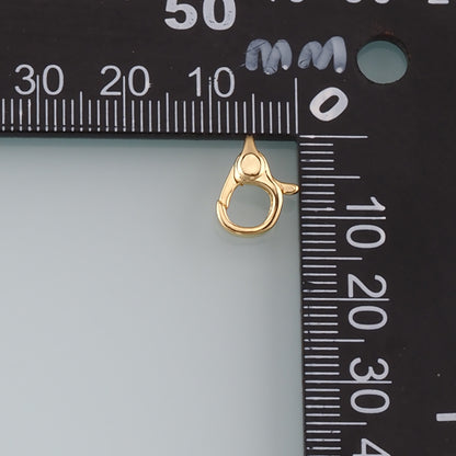 Gold Clasp,18K Gold Filled Lobster Clasp Gold Lobster Claw for DIY Jewelry Finding Necklace Bracelet