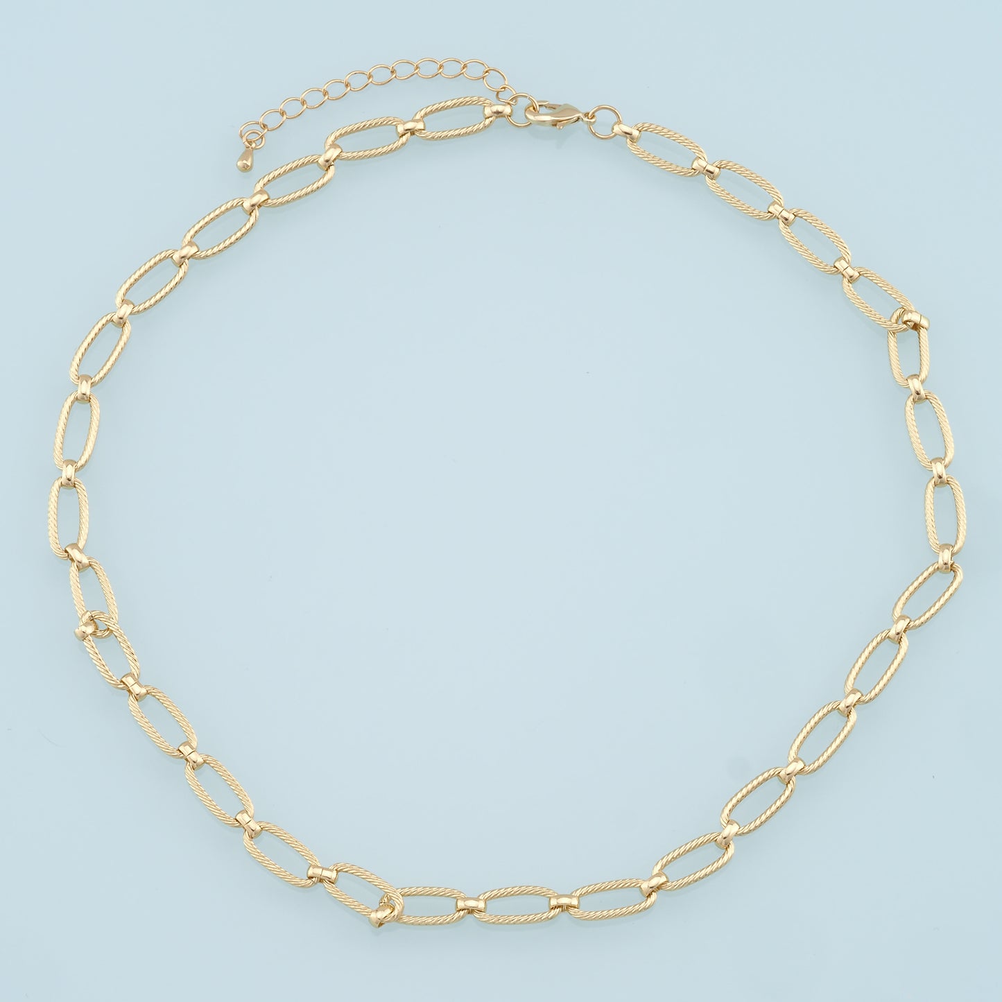 Gold Oval Chain,18K Gold Filled Oval for Necklace Bracelet DIY Jewelry Making Supply