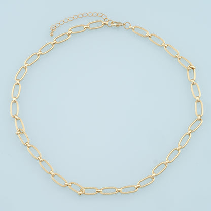 Gold Oval Chain,18K Gold Filled Oval for Necklace Bracelet DIY Jewelry Making Supply