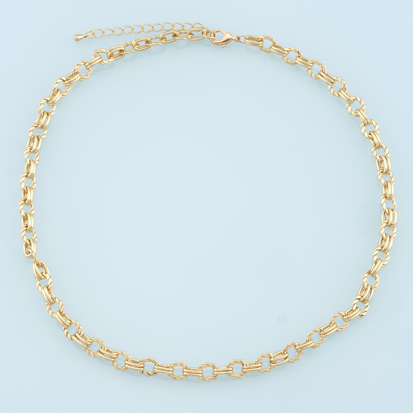 Gold Oval Chain,18K Gold Filled Oval for Necklace Bracelet DIY Jewelry Making Supply 4x8mm