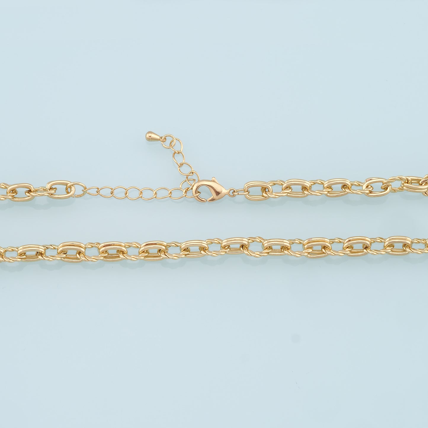 Gold Oval Chain,18K Gold Filled Oval for Necklace Bracelet DIY Jewelry Making Supply 4x8mm