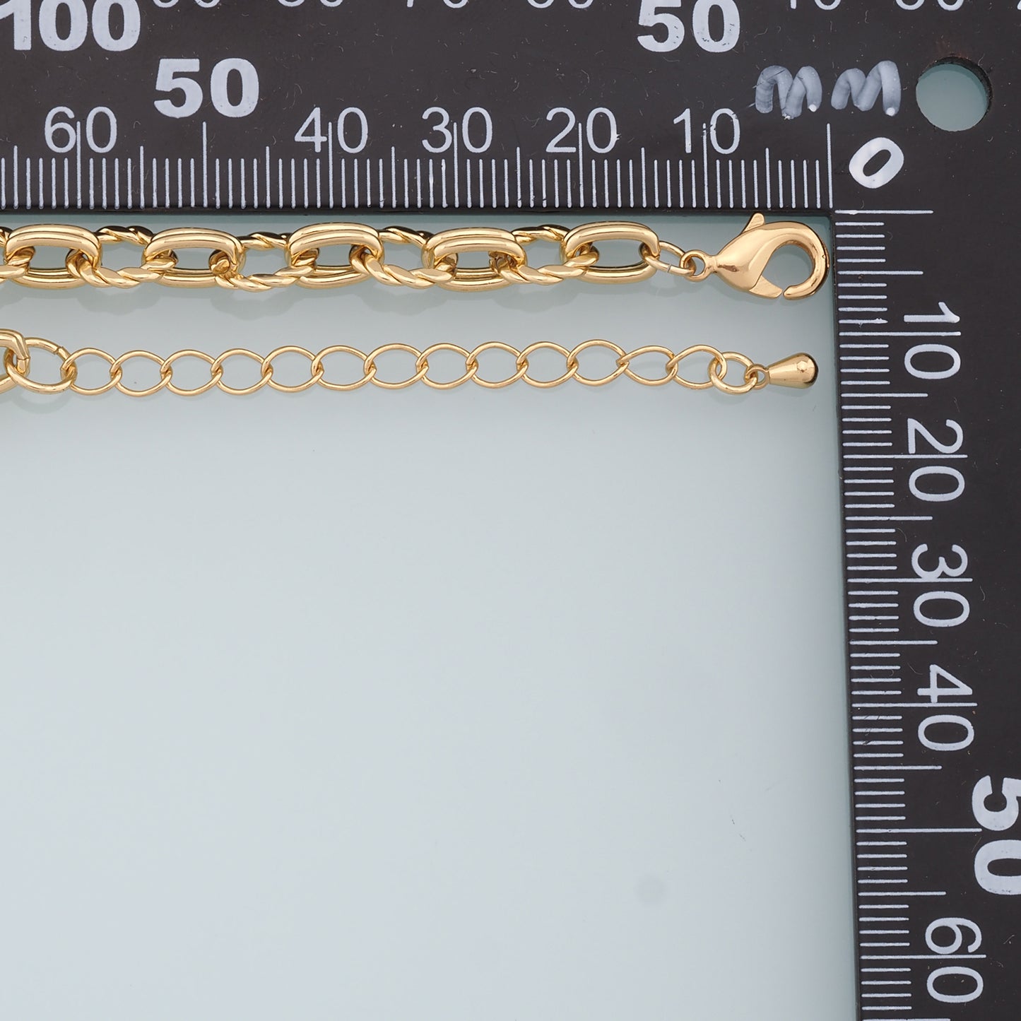 Gold Oval Chain,18K Gold Filled Oval for Necklace Bracelet DIY Jewelry Making Supply 4x8mm