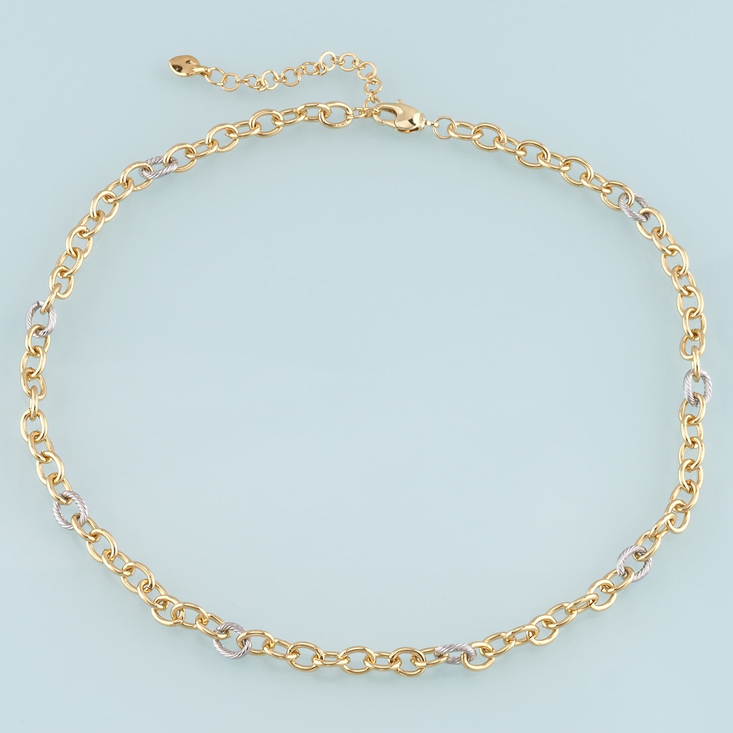 Gold Oval Chain,18K Gold Filled Paper Clip for Necklace Bracelet DIY Jewelry Making Supply