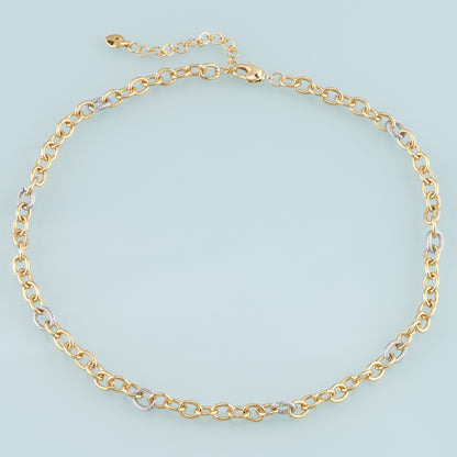 Gold Oval Chain,18K Gold Filled Paper Clip for Necklace Bracelet DIY Jewelry Making Supply