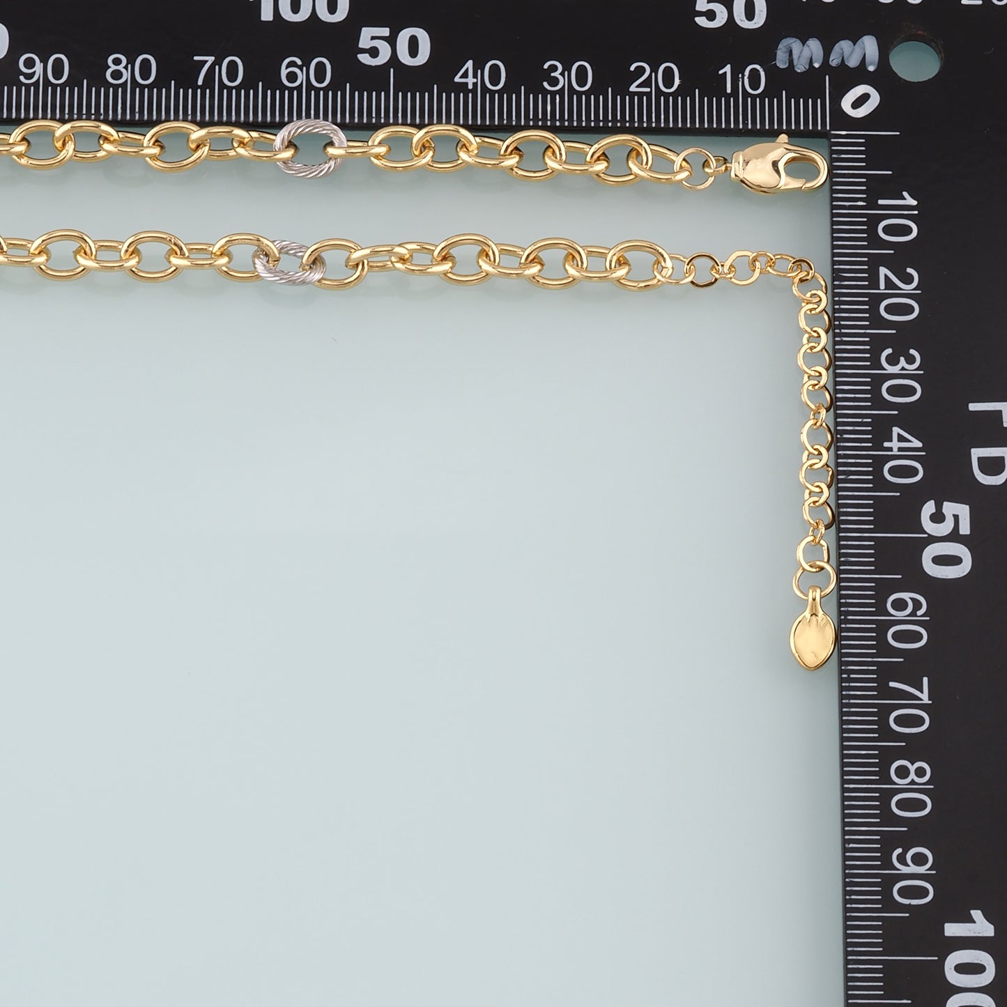 Gold Oval Chain,18K Gold Filled Paper Clip for Necklace Bracelet DIY Jewelry Making Supply