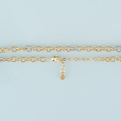 Gold Oval Chain,18K Gold Filled Paper Clip for Necklace Bracelet DIY Jewelry Making Supply